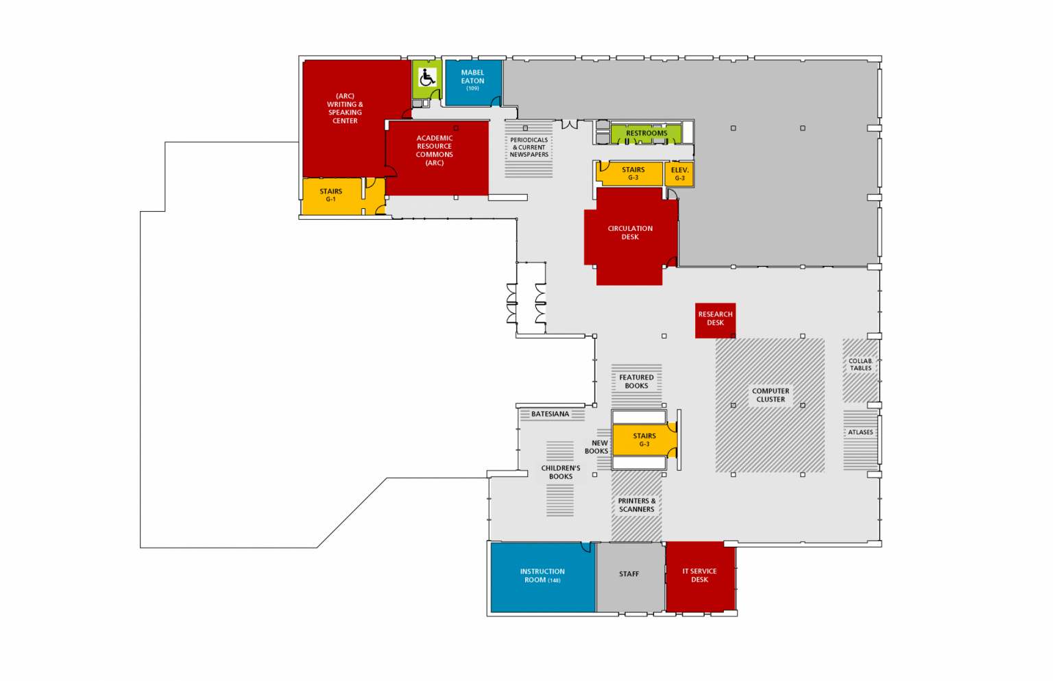 Maps Floor Plans Library Bates College Maps Floor Plans Library Bates College