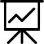 presentation easel icon