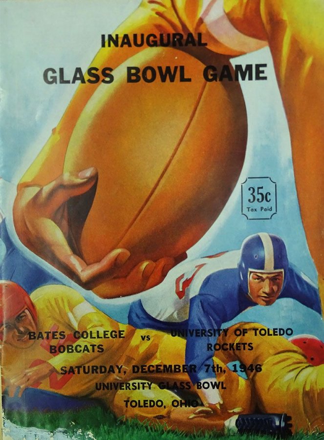 The cover of the 1946 Glass Bowl program. (Muskie Archives and Special Collections Library)