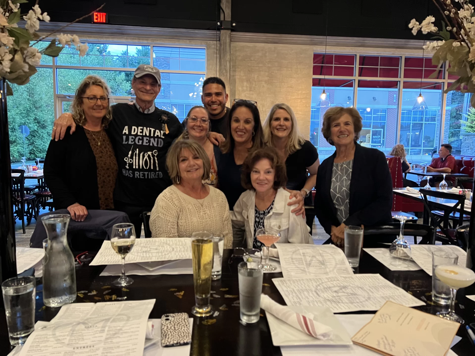 Dick Brogadir ’69 and colleagues celebrate his retirement