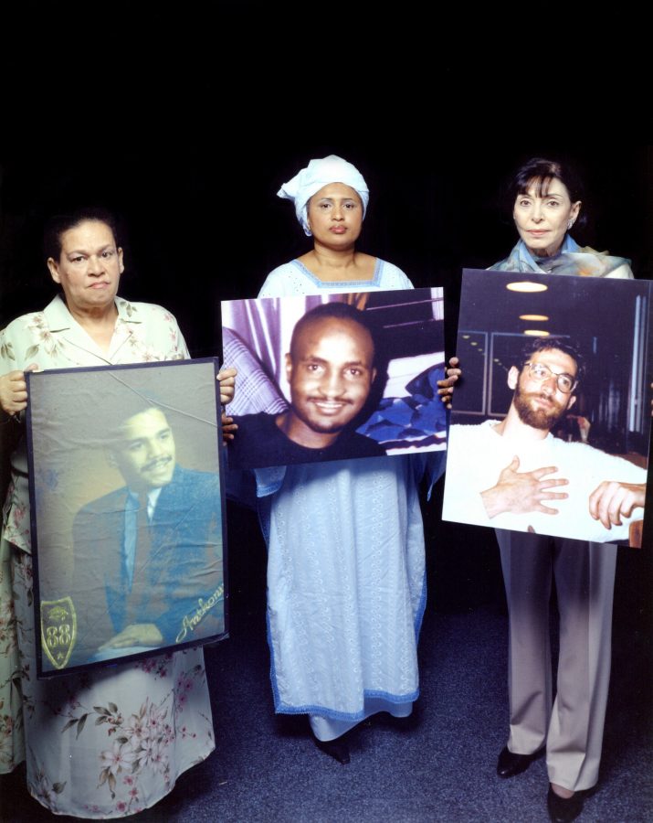 Every Mother's Son
Caption: Iris Baez, Kadiatou Diallo and Doris Busch Boskey hold photos of their sons.

 

Credit: Anna Curtis

 

Photos are for press and private use only. All rights reserved. All uses of the photos must be credited as indicated in the captions. For additional information on rights or for any clearance issues, please contact communications(at)pov.org.