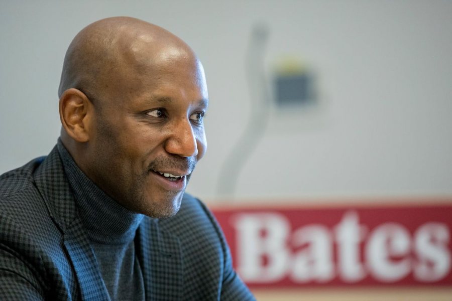 Craig Steven Wilder, author of "Ebony and Ivory: Race, Slavery, and the Troubled History of America's Universities," speaks with students, faculty and staff.