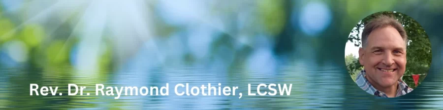 Sunny banner with picture of Raymond Clothier