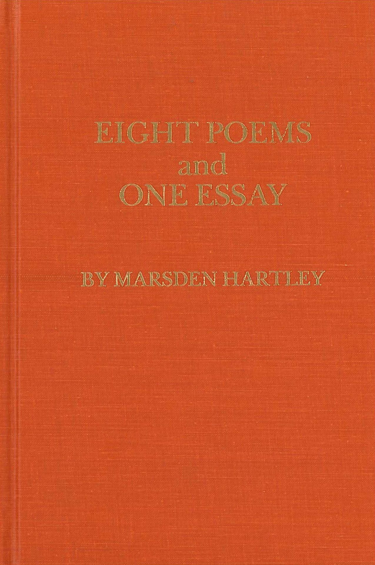 Eight Poems and One Essay
