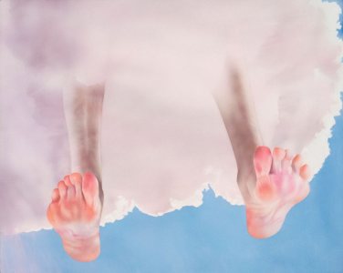 Robert Feintuch, Another Assumption, 2014, 19 x 23 ¾ inches, Polymer emulsion on honeycomb panel, Courtesy of Sonnabend Gallery, New York, Howard Yezerski Gallery, Boston, Zevitas/Marcus Gallery, Los Angeles and the artist