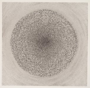 Amy Stacey Curtis, 20 Hour Drawing, 2010, graphite, 22.5 x 22.5