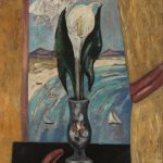 Marsden Hartley, Atlantic Window in the New England Character, c. 1917, Oil on board, 31 5/8 x 25 in., 38 x 31 1/2 x 2 1/2 in., Vilcek Collection, 2005.04.01
