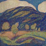 Marsden Hartley, Silence of High Noon - Midsummer, c. 1907-08, Oil on canvas, 30 1/2 x 30 1/2 in., 41 15/16 x 41 1/2 x 2 7/8 in., Vilcek Collection, 2008.07.01