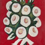Marsden Hartley, Roses for Seagulls that Lost their Way, 1935-36, Oil on board, 16 x 12 in., 20 1/2 x 16 7/16 in., Vilcek Collection, 2013.02.01