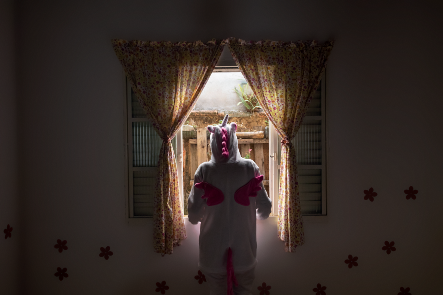 Ariel Abonizio, Unicorn Dreams, 2019, Inkjet print, 29" x 36"