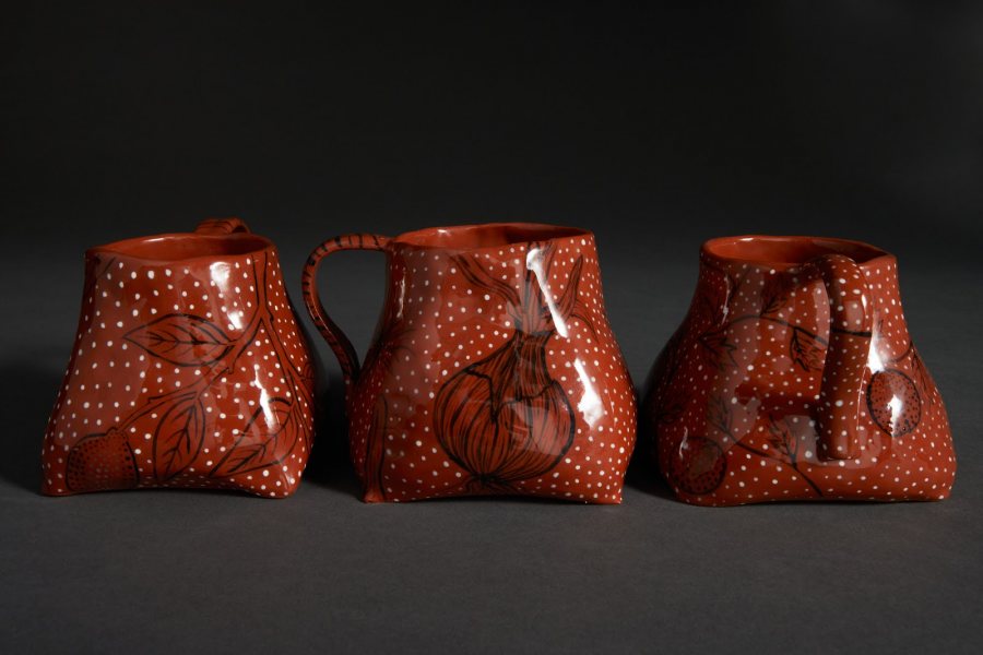 Madeline Schapiro, Untitled, 2020, earthenware ceramics, 4 x 4 inches
