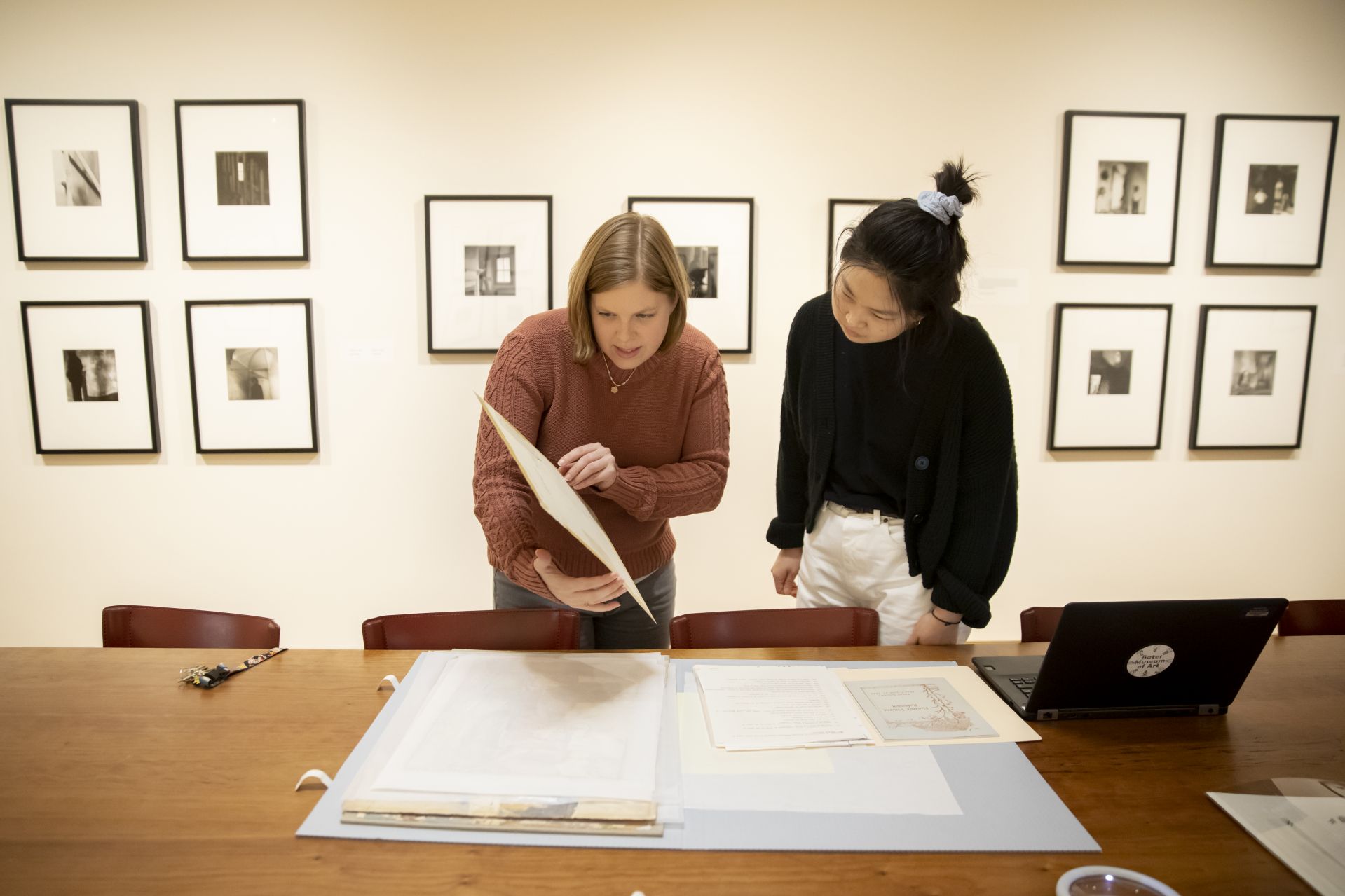 Olin Arts CenterThe museum's educational intern will learn how to maintain art. Will hopefully take place in the big room where the museum's thousands of items are kept