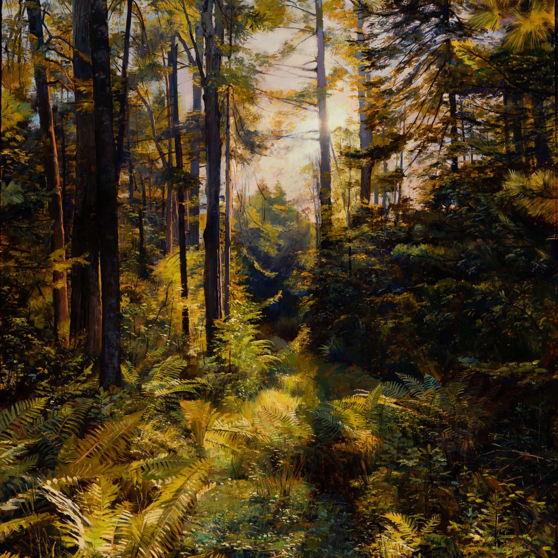 Joel Babb, Carl’s Path (detail), 2009, oil on canvas, 2020.1.1