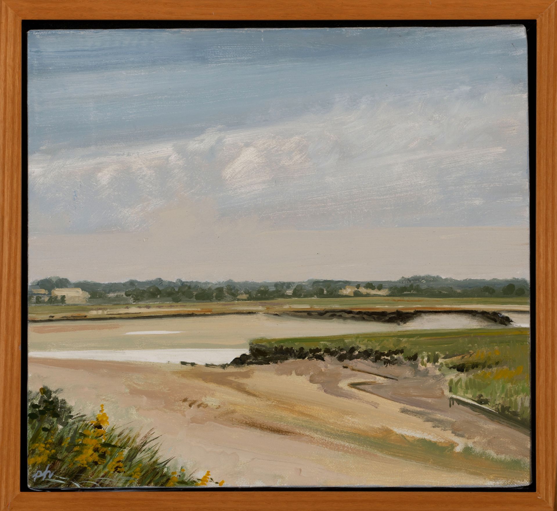 Pat Hardy, Inlet at Drake’s Island, 1986, oil on canvas, 2020.1.21