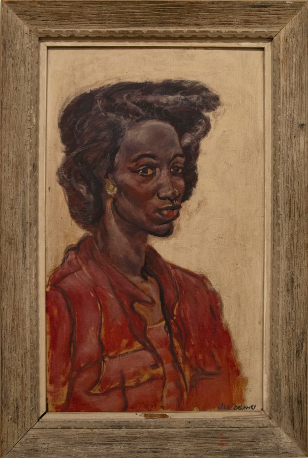 Joseph Delaney, Romaine, 1942, oil on board