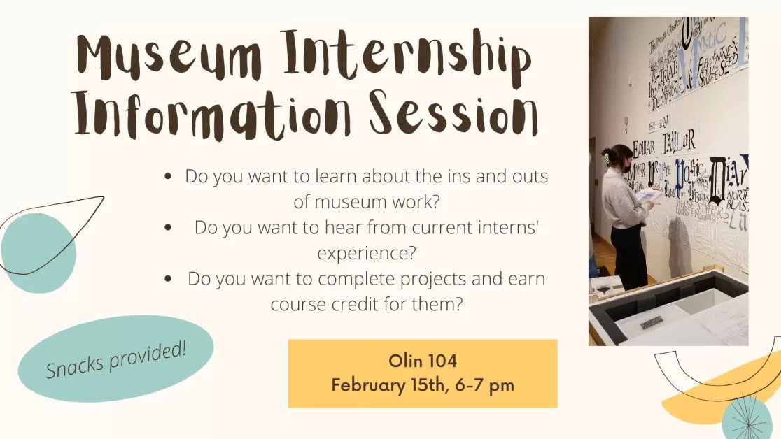 2022 Museum Internship Museum of Art Bates College