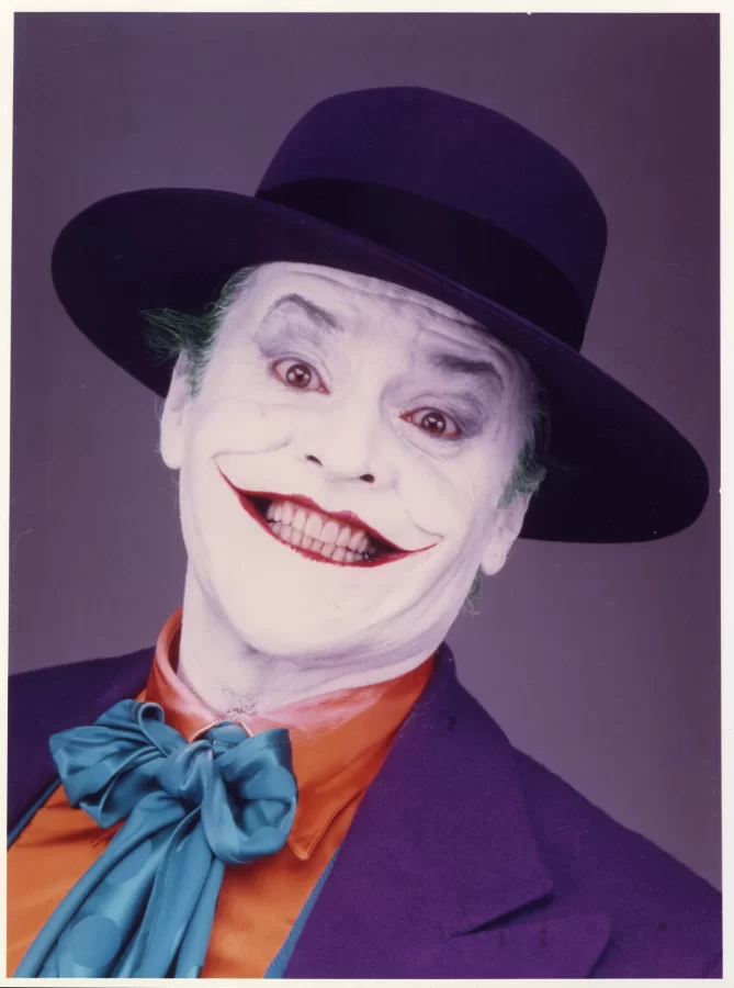 Herb Ritts, Jack Nicholson as the Joker, ca. 1989, Agfa-chrome resin coated print, 10 x 8 in., Gift of Robert Flynn Johnson in memory of Dr. Robert Andrew Johnson, 2018.4.10