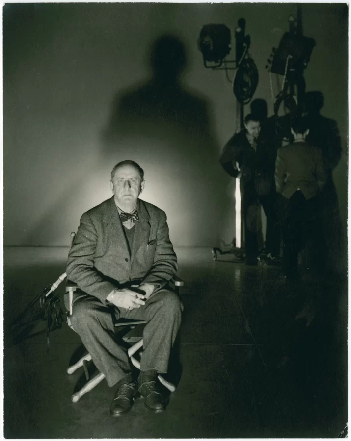 George Platt Lynes, Marsden Hartley, ca.1940, gelatin silver print, 9 1/4 x 7 1/2 in., Bates College Museum of Art, Marsden Hartley Memorial Collection, Gift of Norma Berger, 1955.1.131.b