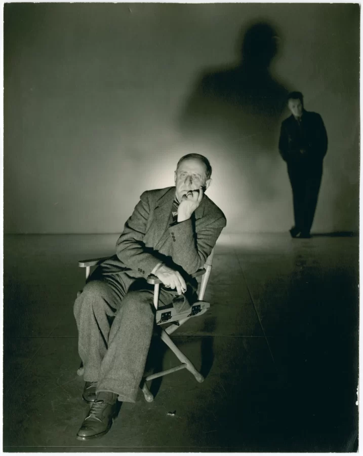 George Platt Lynes, Marsden Hartley, ca.1940, gelatin silver print, 9 1/4 x 7 1/2 in., Bates College Museum of Art, Marsden Hartley Memorial Collection, Gift of Norma Berger, 1955.1.131.e