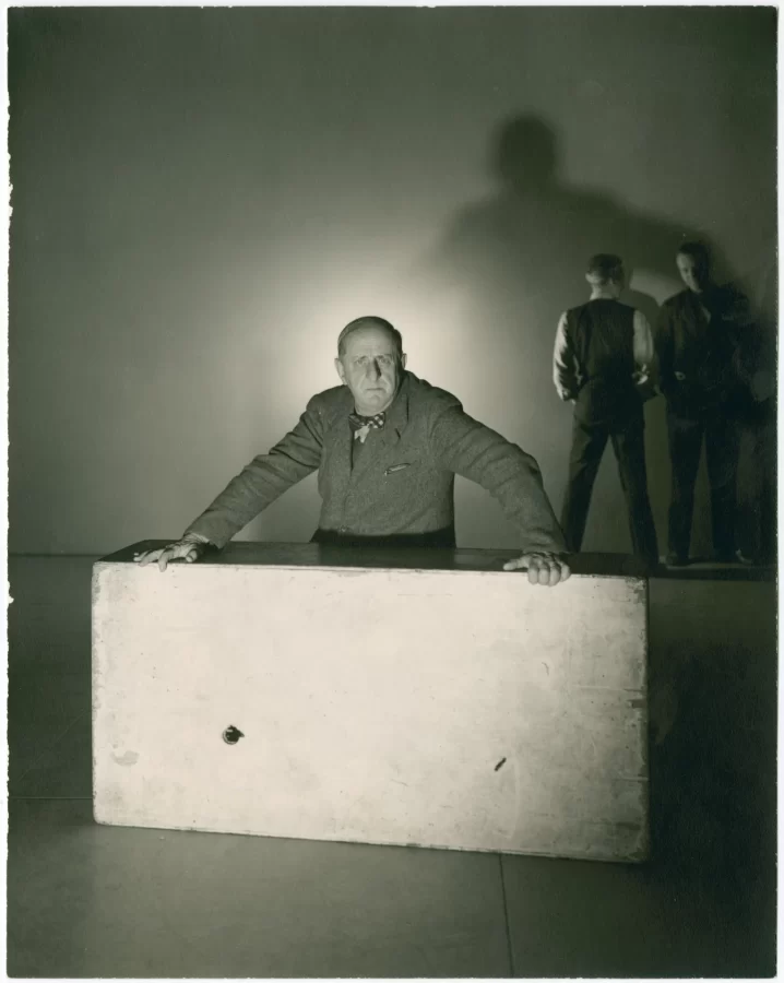 George Platt Lynes Marsden Hartley, ca.1940, gelatin silver print, 9 1/4 x 7 1/2 in., Bates College Museum of Art, Marsden Hartley Memorial Collection, Gift of Norma Berger, 1955.1.131.w