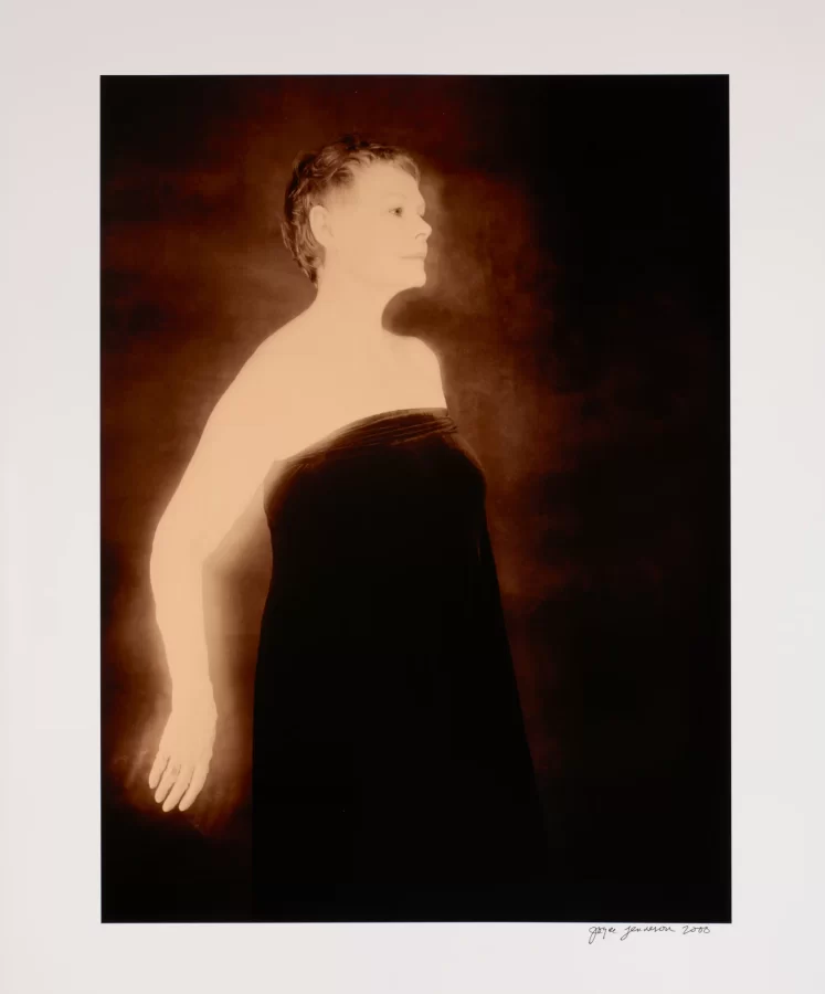 Joyce Tenneson, Dame Judi Dench, 67, 2000, photograph, 24 x 20 in., Bates College Museum of Art, gift of Eric Levin, 2016.17.2