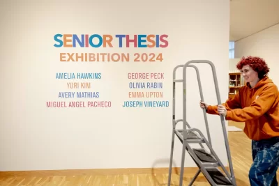 Bates News: ‘A Really Amazing Thing’: The 2024 Senior Thesis Exhibition has arrived