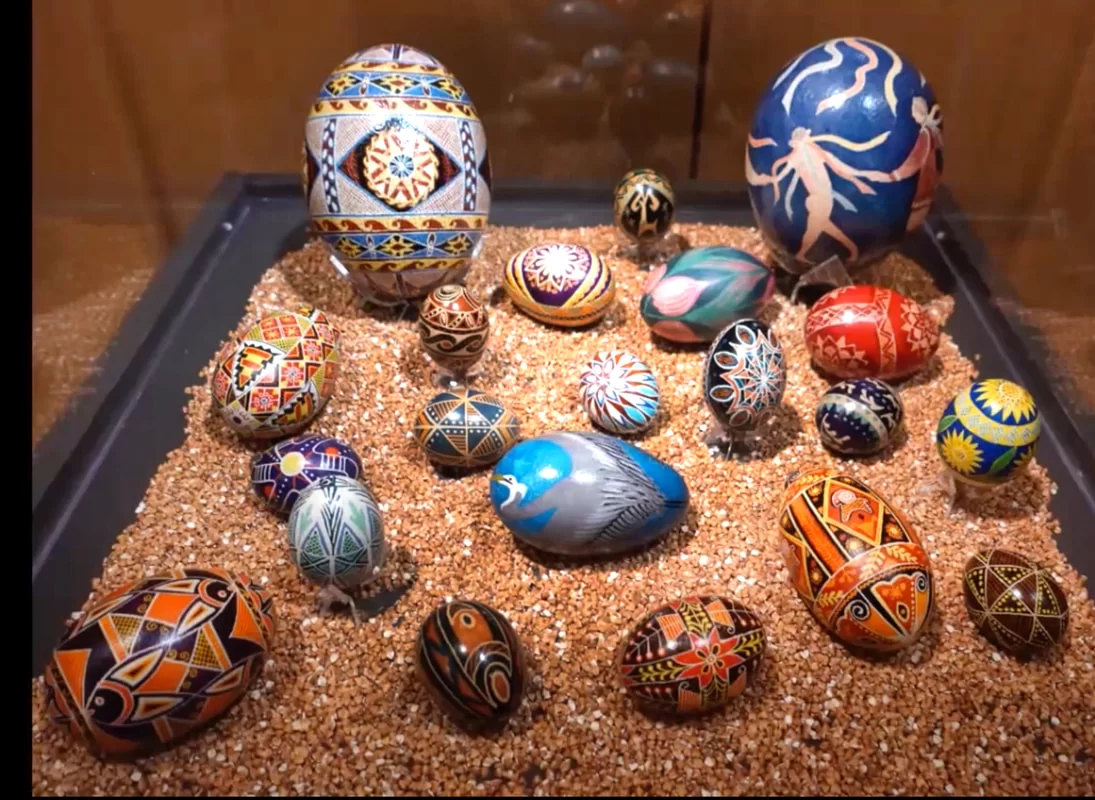 Ukrainian easter eggs created by Lesia Sochor