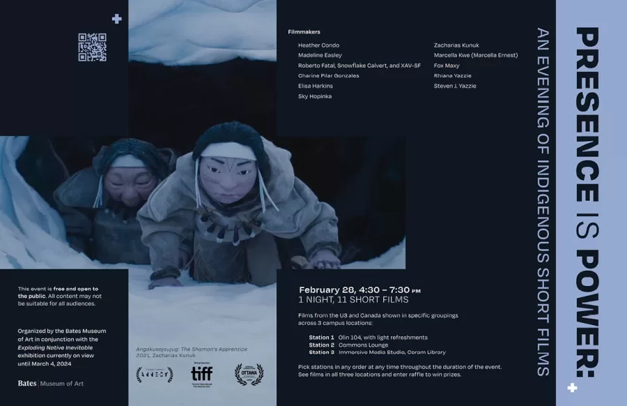 Immerse yourself in a wide variety of Indigenous short films alongside Bates Museum of Art’s&hellip;