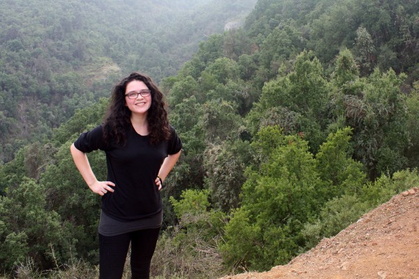 Simone Schriger '14 in La Campana National Park, Chile. (Arantxa Gallegos)