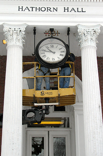 Class of '31 Clock gets a facelift