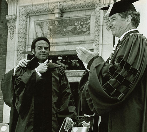President Reynolds and Andrew Young