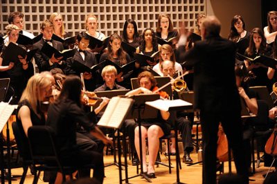 Choir and orchestra