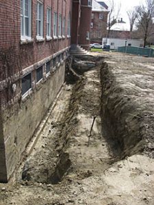 The trench at Hedge