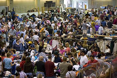 Clean Sweep, Bates College's seventh annual "garage sale" of electronics, furnishings, bikes, toys and other goods donated by departing students, takes place from 8 a.m. to 5 p.m. Saturday, June 16, at the college's Underhill Arena, 145 Russell St.