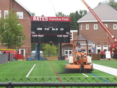 Garcelon Field scoreboard