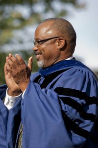 Professor of Religious Studies Marcus Bruce '77