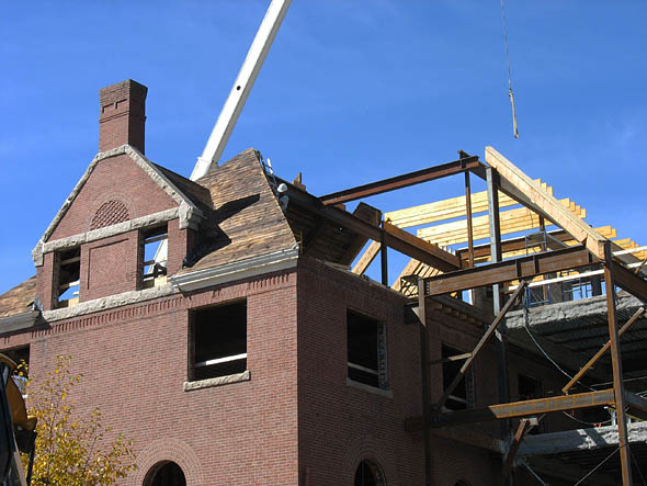 Hedge Hall roof