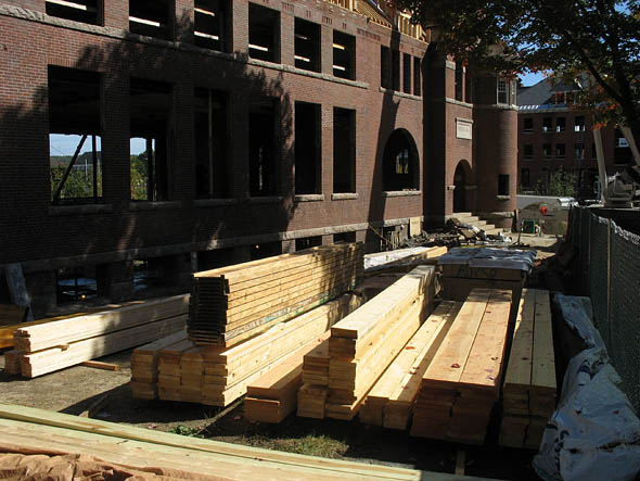 Lumber at Hedge Hall