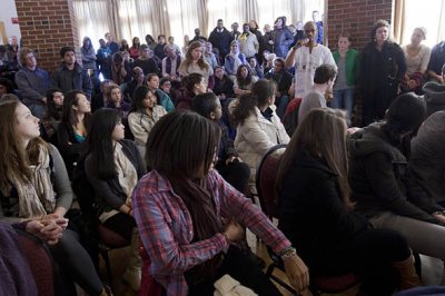 Theodore Sutherland '11 at MLK debate