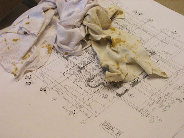 Construction diagram, Hedge Hall