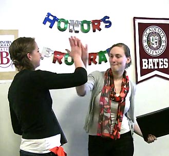 Video: Handing in senior honors thesis, an unforgettable moment