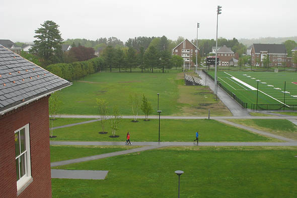 Alumni Walk from Roger Williams Hall