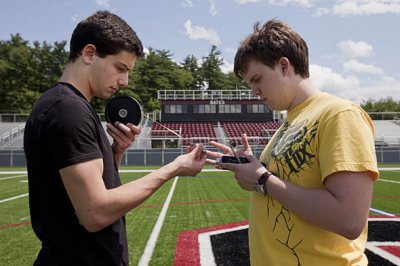 2011 Bates Summer Scholars Mark Charest '15  and Tyler Jones '15