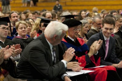 Larry Gilbert and Cosmin Ghita '12