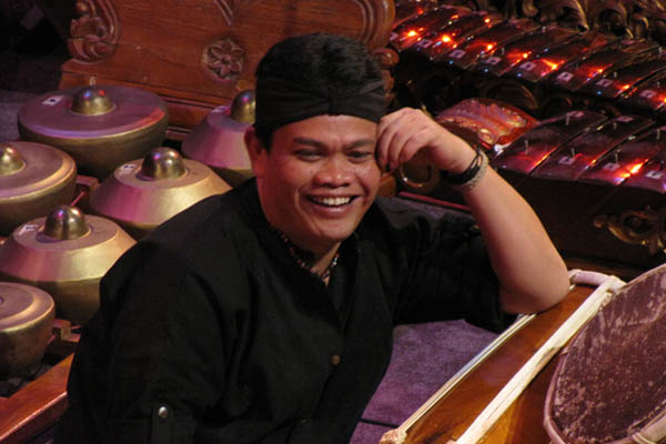 Indonesian drummer-composer Wahyu Roche.