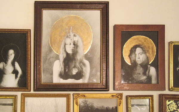 Untitled (2011-12) by Liana Blum '12. Gelatin silver prints in found frames.