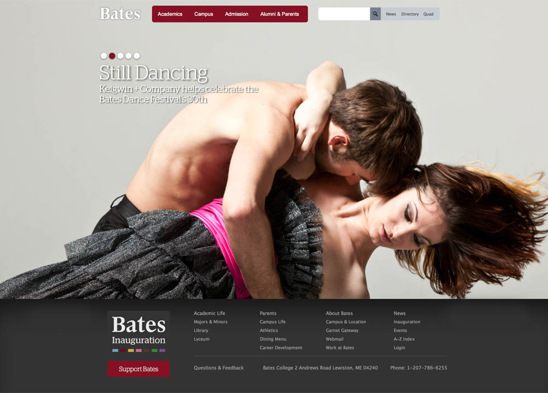 2012 Bates website