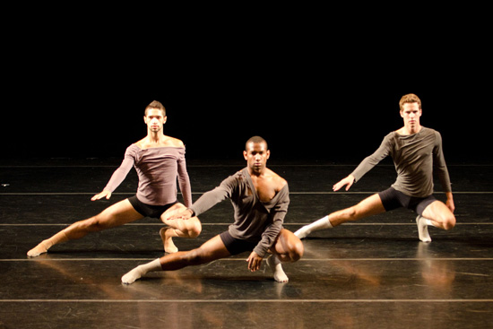 Students perform during the Bates Dance Festival. Photograph by Arthur Fink.