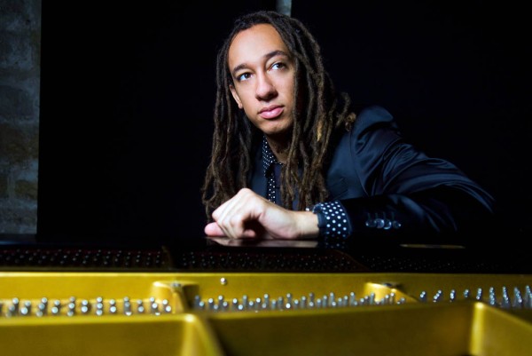 Jazz pianist Gerald Clayton performs at Bates on Oct. 3. (Emra Islek)