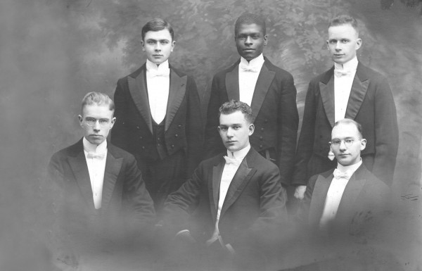 Mays and his 1919 debate teammates. Mays’ drive to succeed academically came from wanting to prove “that superiority or inferiority in academic achievement had nothing to do with color of skin,” he wrote in Born to Rebel.  Muskie Archives and Special Collections Library